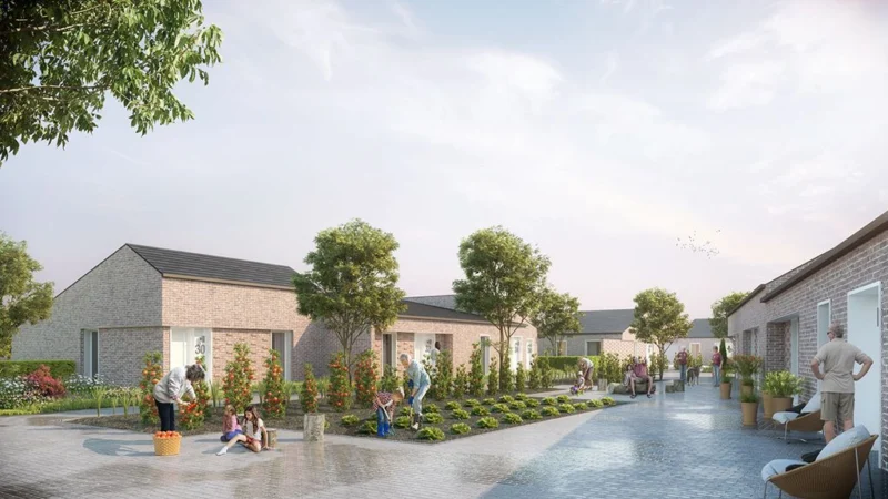 Retirement Village in Amsterdam, Holland – project by A3ZO architectural visualizations studio - 3D Renders - Rendering