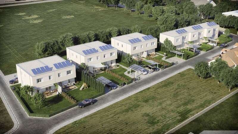 Single-family houses in Vienna, Austria – project by A3ZO architectural visualizations studio - 3D Renders - Rendering