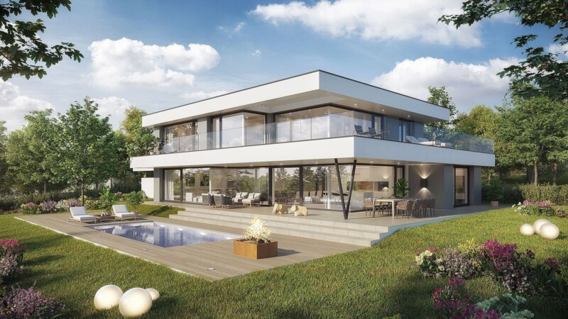 Villa in Vienna, Austria – project by A3ZO architectural visualizations studio - 3D Renders - Rendering