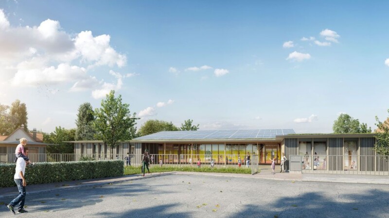 Kindergarten in Strasbourg, France – project by A3ZO architectural visualizations studio - 3D Renders - Rendering