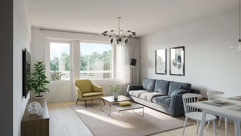 Apartment in Stockholm, Sweden – project by A3ZO architectural visualizations studio - 3D Renders - Rendering