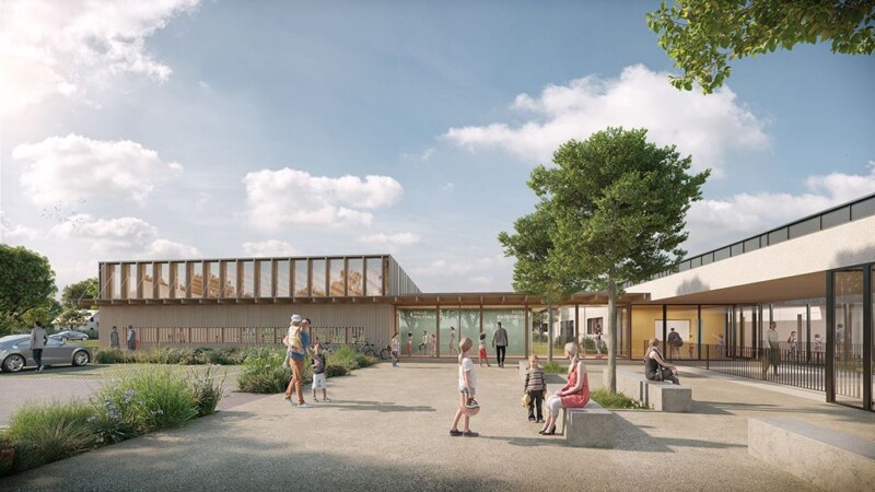 School in Strasbourg, France – project by A3ZO architectural visualizations studio - 3D Renders - Rendering
