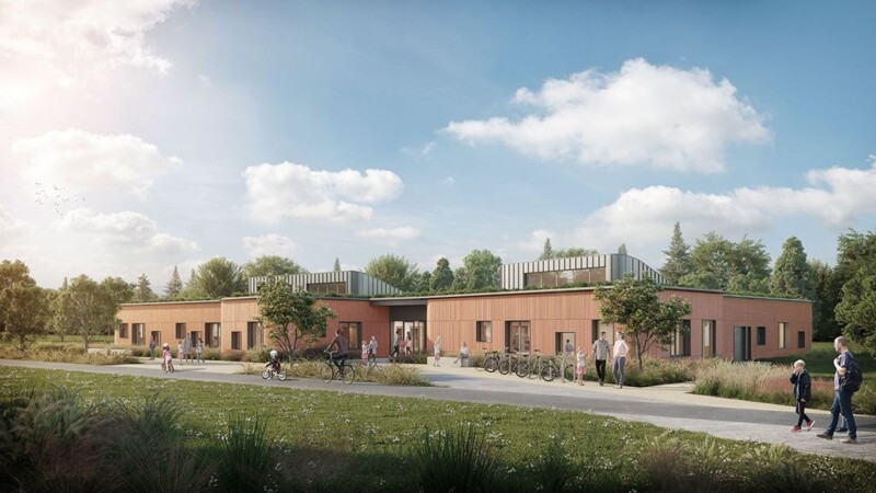 Kindergarten in Lyon, France – project by A3ZO architectural visualizations studio - 3D Renders - Rendering