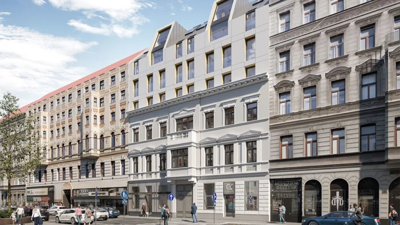 Rehabilitation of residential building in Vienna, Austria – project by A3ZO architectural visualizations studio - 3D Renders - Rendering