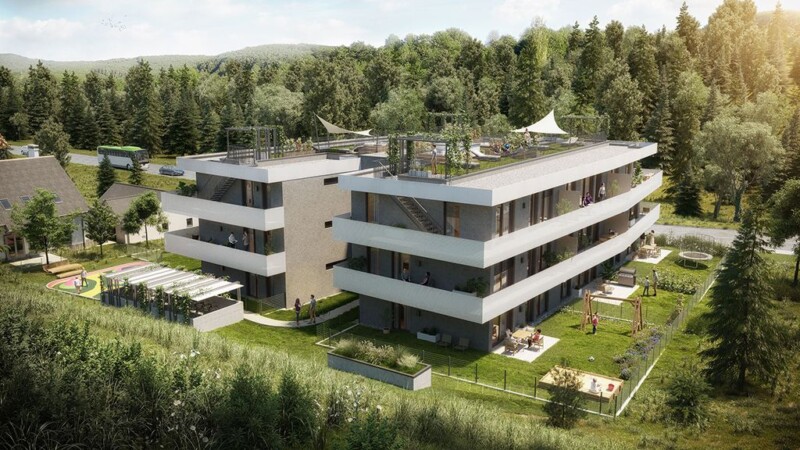 Residential Complex in Vienna, Austria – project by A3ZO architectural visualizations studio - 3D Renders - Rendering