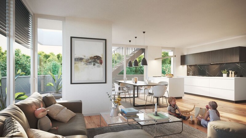Residential Complex in Vienna, Austria – project by A3ZO architectural visualizations studio - 3D Renders - Rendering
