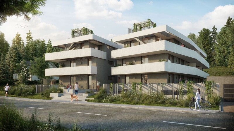 Residential Complex in Vienna Austria – project by A3ZO architectural visualizations studio - 3D Renders - Rendering