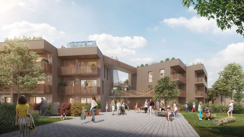 Residential Building in Amsterdam, Holland – project by A3ZO architectural visualizations studio - 3D Renders - Rendering