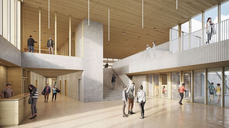 Interior visualizations for Sport Center in Strasbourg, France – project by A3ZO architectural visualizations studio - 3D Renders - Rendering