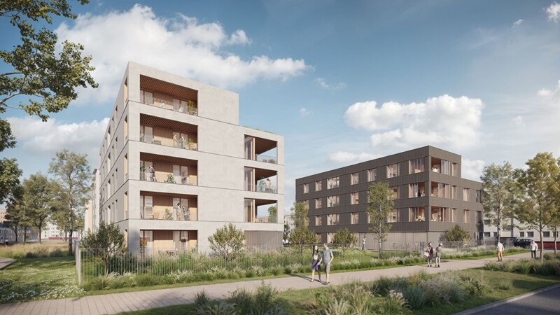 Living green in Strasbourg – project by A3ZO architectural visualizations studio - 3D Renders - Rendering