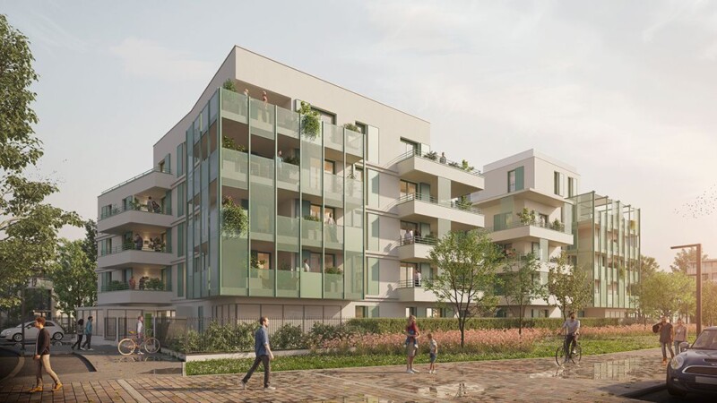 Residential Building in Paris – project by A3ZO architectural visualizations studio - 3D Renders - Rendering