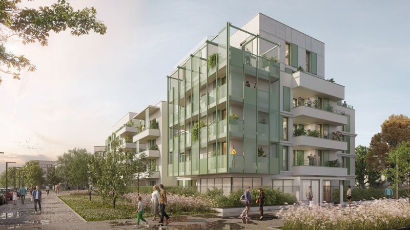 Residential Building in Paris – project by A3ZO architectural visualizations studio - 3D Renders - Rendering