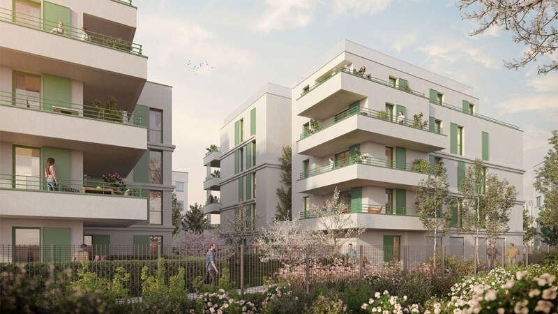 Residential Building in Paris – project by A3ZO architectural visualizations studio - 3D Renders - Rendering