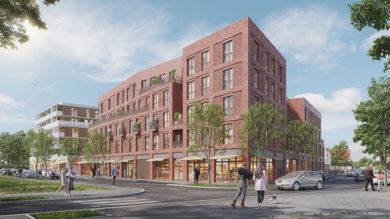 Residential complex in Chevilly – project by A3ZO architectural visualizations studio - 3D Renders - Rendering