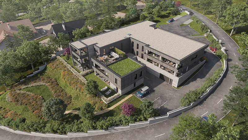 Residential development in Thionville – project by A3ZO architectural visualizations studio - 3D Renders - Rendering