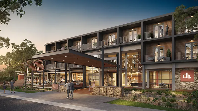 CH Boutique Hotel in Sydney – project by A3ZO architectural visualizations studio - 3D Renders - Rendering