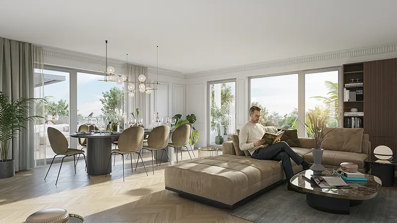 Alter Ego residential development – Interior – project by A3ZO architectural visualizations studio - 3D Renders - Rendering